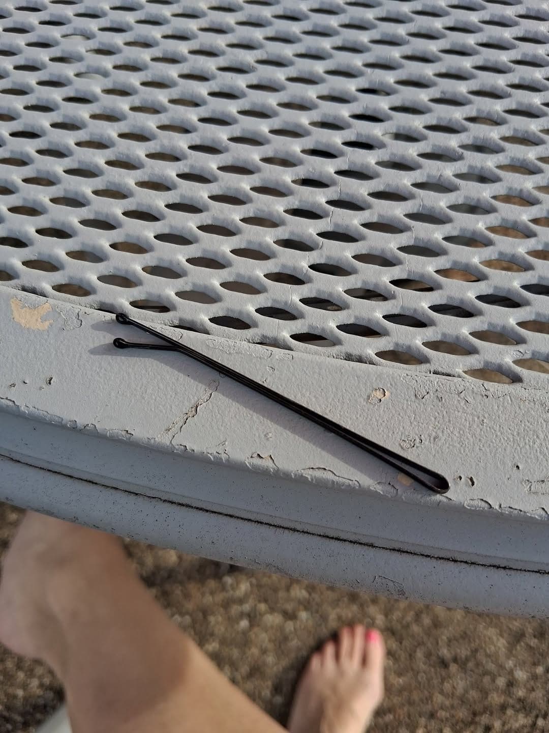 Bobby pin found in