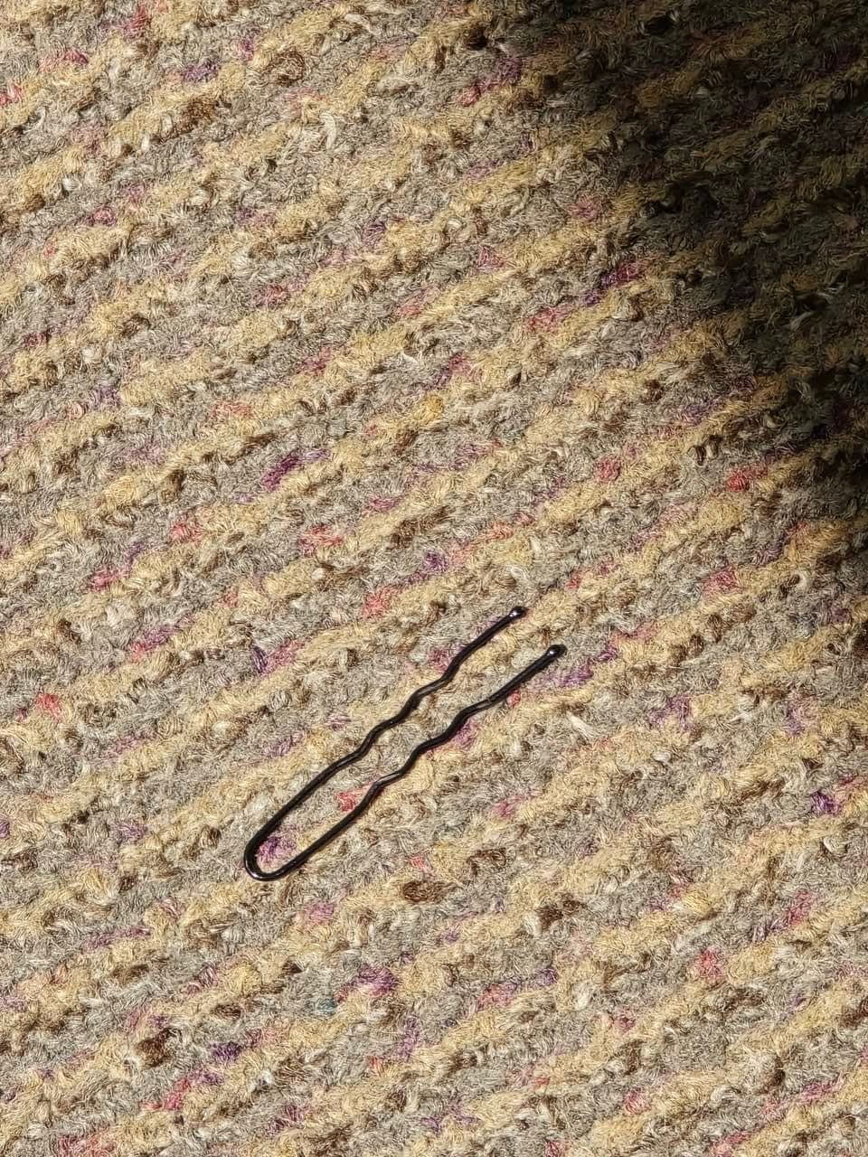 Bobby pin found in